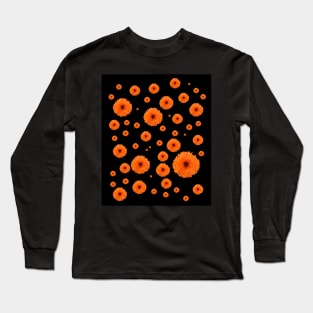 Little orange flowers Long Sleeve T-Shirt